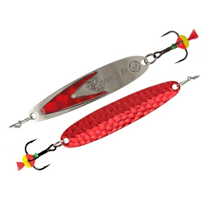 Зимняя Блесна ECOPRO Судачья Красный Флекс 15 гр 70 мм RB/SRF   EPSST70RbSRF — характеристики,  особенности конструкции