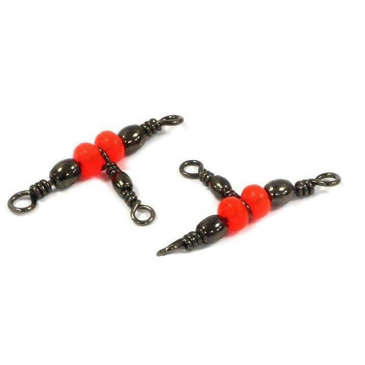 Вертлюг Kosadaka Трехсторонний T-образный №12x14 5 шт  Тройной  2120BN-12x14 — крупный план
	                                    1