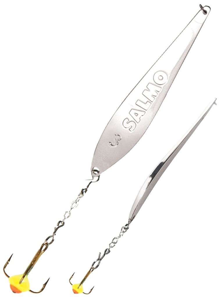 Зимняя Блесна Lucky John S-3-Z 7 гр 55 мм S С цепочкой и тройником  82762-S — крупный план
	                                    1