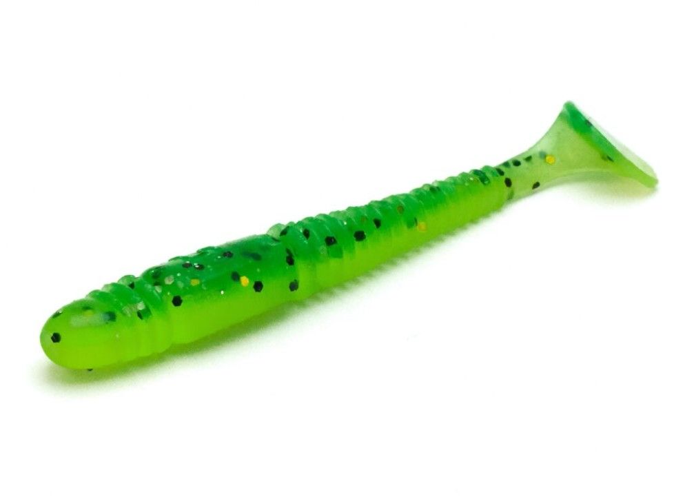 Силиконовая приманка Lucky John Tioga 2.4in 62 мм 9 шт T18 Pro Series  140119-T18 — крупный план
	                                    1