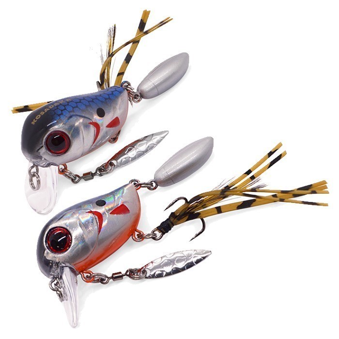 Воблер Kosadaka Micro Tappy 54F GTC 4,8 гр   Mtap54F-GTC — крупный план
	                                    1