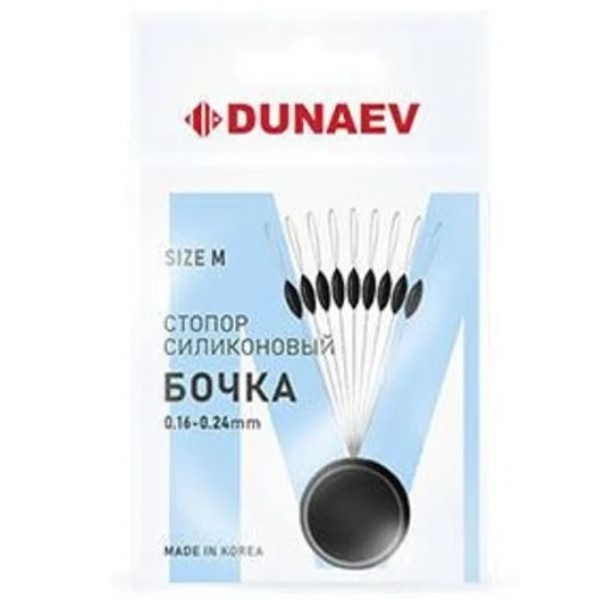 Стопор Dunaev Бочка №M 6 шт — характеристики,
	                                    особенности конструкции