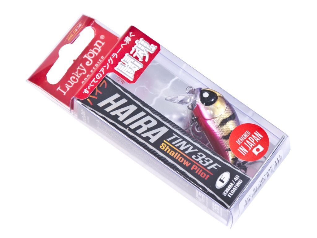 Воблер Lucky John Haira Tiny 33F Shallow Pilot 114 4 гр Pro Series  HAT33F-114 — крупный план
	                                    2