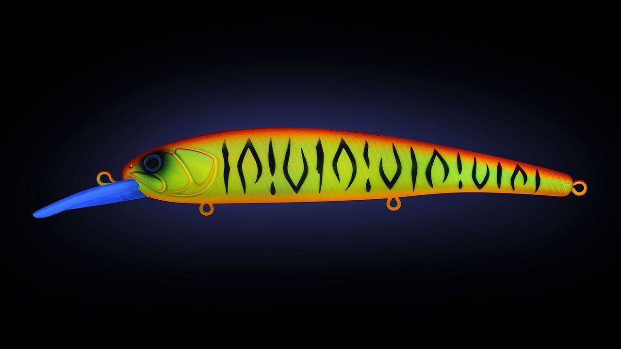 Воблер Strike Pro Hooligan Shallow 120SP A221S Brick Mat Tiger 20,1 гр   EG-220SP#A221S — крупный план
	                                    1