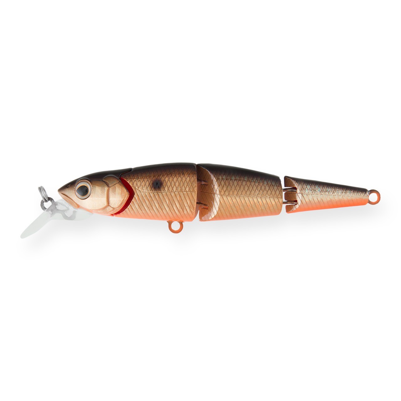 Воблер Strike Pro Flying Fish Joint 90 613-713 Black Back Smoked OB 12 гр   EG-079JA#613-713 — характеристики,  особенности конструкции
