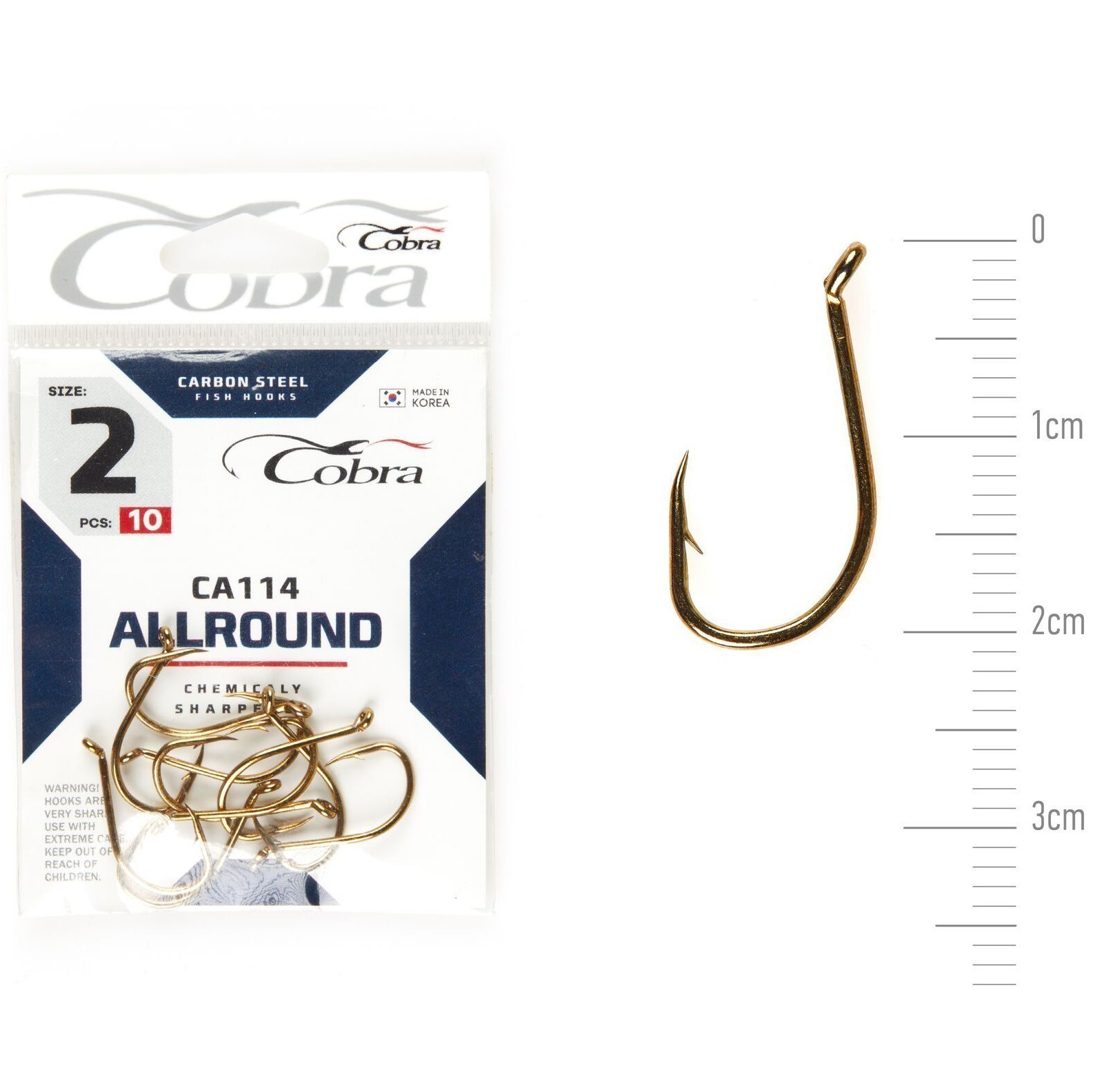 Крючок Одинарный Cobra Allround Beak CA114 №2 10 шт    CA114-002 — характеристики,
	                                    особенности конструкции