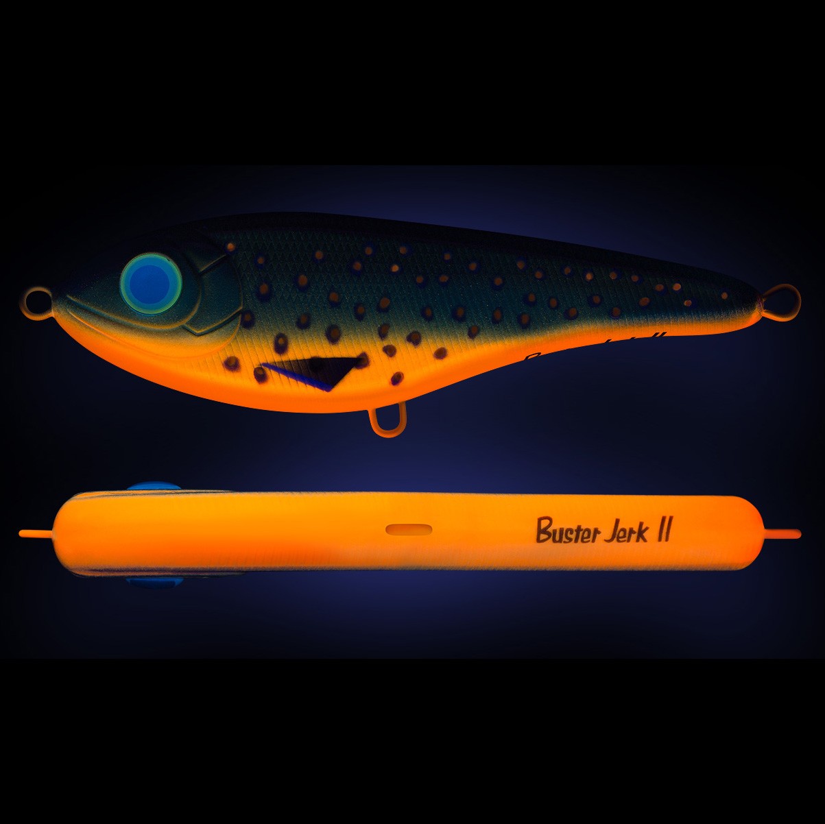 Воблер Strike Pro Buster Jerk II Shallow Runner C277F Char 37 гр UV  EG-049#C277F — крупный план
	                                    1