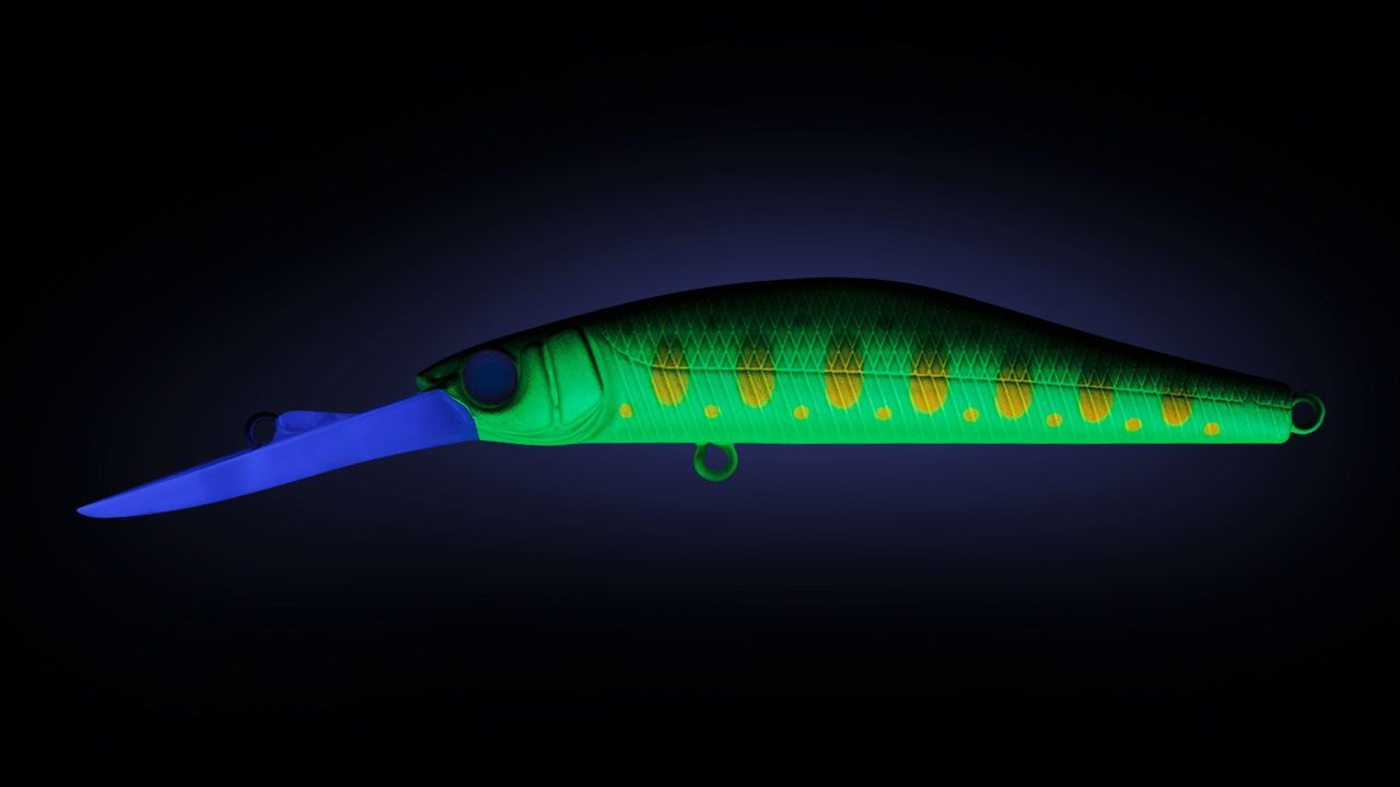 Воблер Strike Pro Inquisitor MDR 80SP A209S Acid Mat Char 9,1 гр UV  EG-193AL-SP#A209S — крупный план
	                                    1