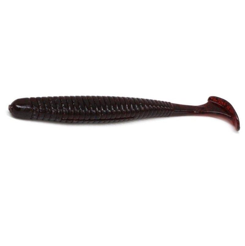 Силиконовая приманка Noike Smokin Swimmer 4 100 мм 6 шт 103-Dark Red   NKSS4103 — характеристики,  особенности конструкции