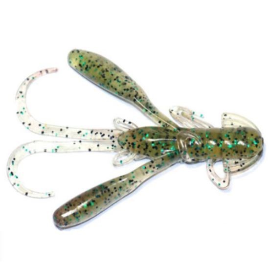 Силиконовая приманка Bait Breath U30 Rush Craw 2.8 71 мм 7 шт 144 Wm/Black Green F — характеристики,  особенности конструкции