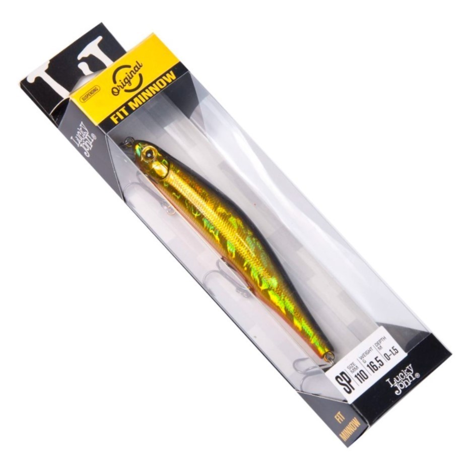 Воблер Lucky John Fit Minnow 110SP 308 16,5 гр Original  LJO1611SP-308 — крупный план
	                                    2