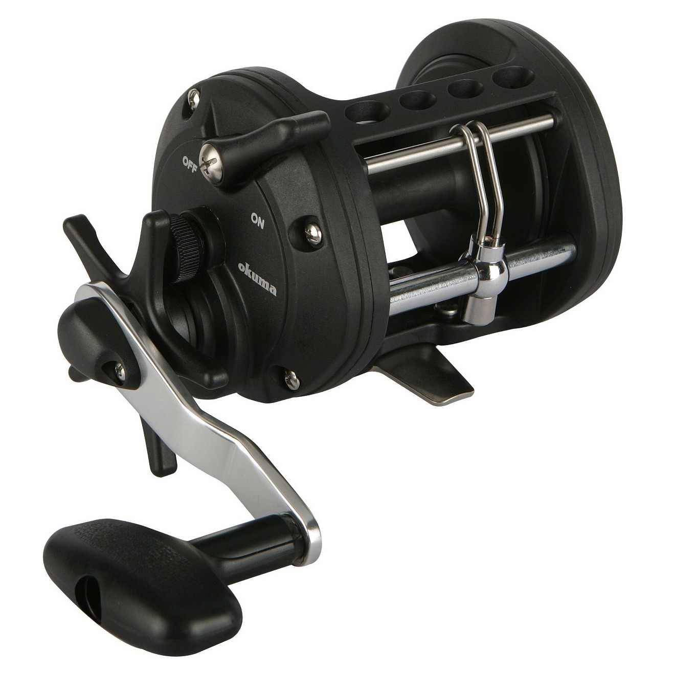 Катушка Okuma New Classic CLX 450La  Правая Right Hand 21  CLX-450La — крупный план
	                                    2
