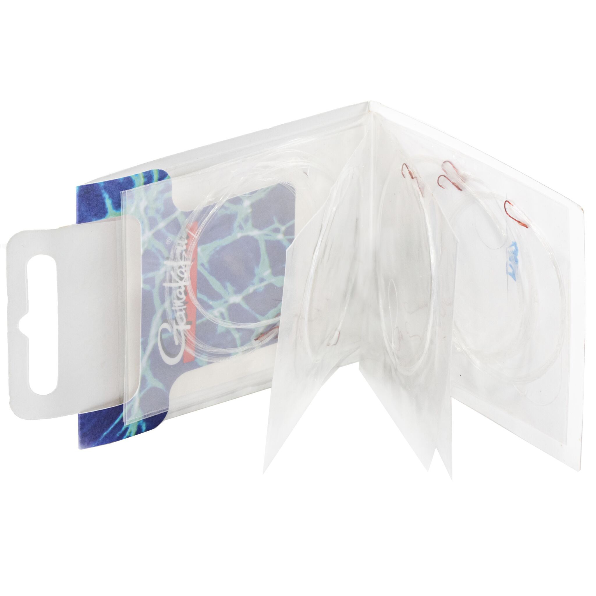 Поводок Gamakatsu Booklet Bream 1010R 100 см  0,12 мм  10 шт №16  140144-016-012 — крупный план
	                                    1