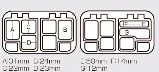Коробка Meiho Pro Spring Case  11,5х7,7х3,4 см Black   CB-440-B — крупный план
	                                    2