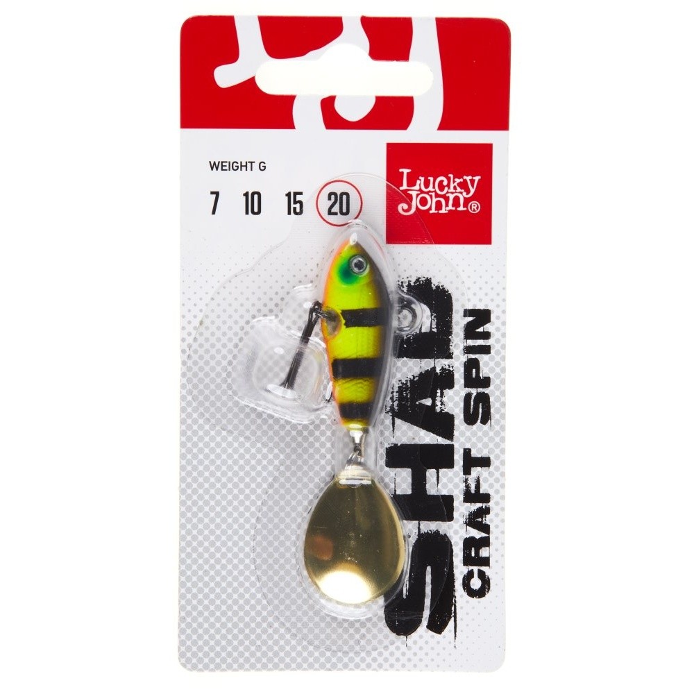 Тейл-спиннер Lucky John Shad Craft Spin 20 20 гр  004   LJSCS020-004 — крупный план
	                                    1