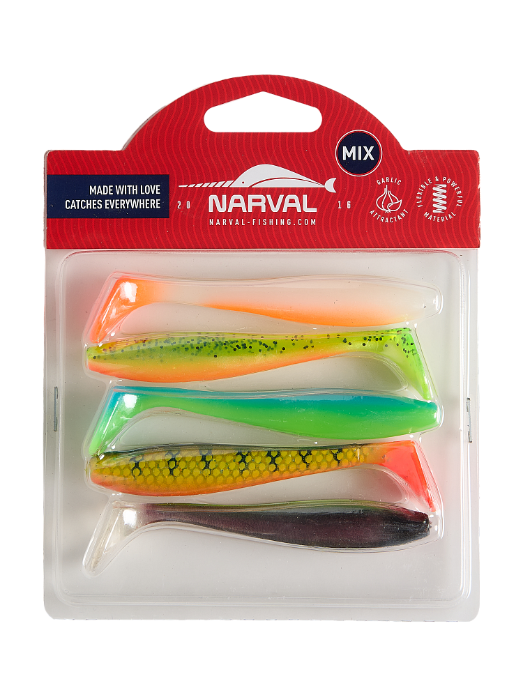 Силиконовая приманка Narval Choppy Tail 10 100 мм 5 шт M05   NVCT10M05 — характеристики,  особенности конструкции