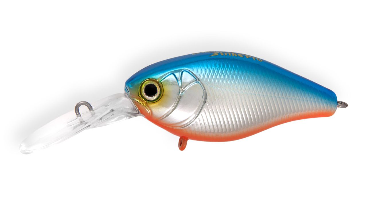 Воблер Strike Pro Cranky Deep 40 626E Blue Silver OB 4,6 гр   EG-164L#626E — характеристики,  особенности конструкции