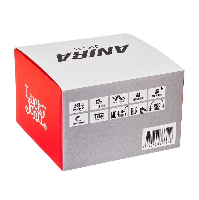 Катушка Lucky John Anira Jig 8 2500FD  20  LJ-8125FD — крупный план
	                                    10