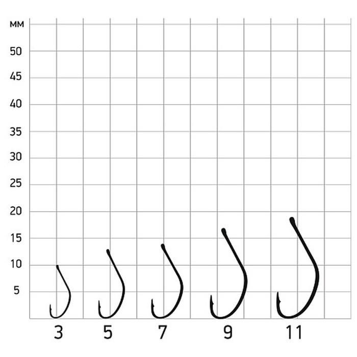 Крючок Одинарный Saikyo KH-10074 Akita Kitsune №3 10 шт BN   KH-10074BN3-10 — крупный план
	                                    1