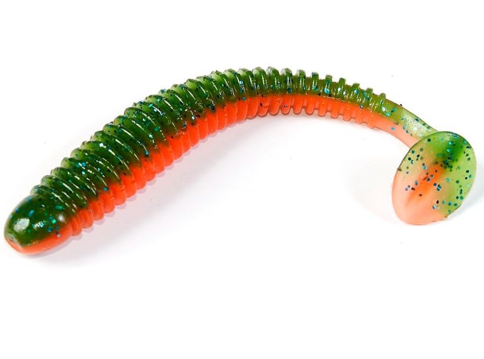 Силиконовая приманка Lucky John Spark Tail 3.0in 76 мм 7 шт T56 Pro Series  140167-T56 — крупный план
	                                    1