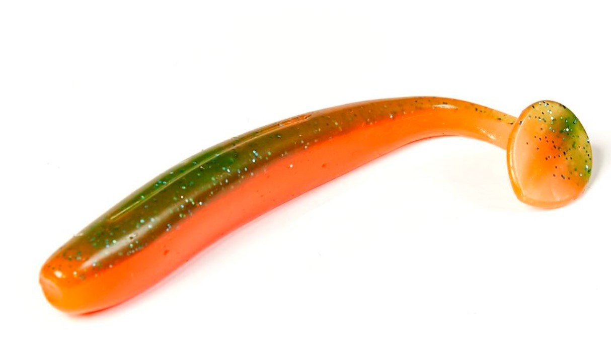 Силиконовая приманка Lucky John Slim Shaker 4in 100 мм 6 шт T56 Pro Series  140183-T56 — крупный план
	                                    1