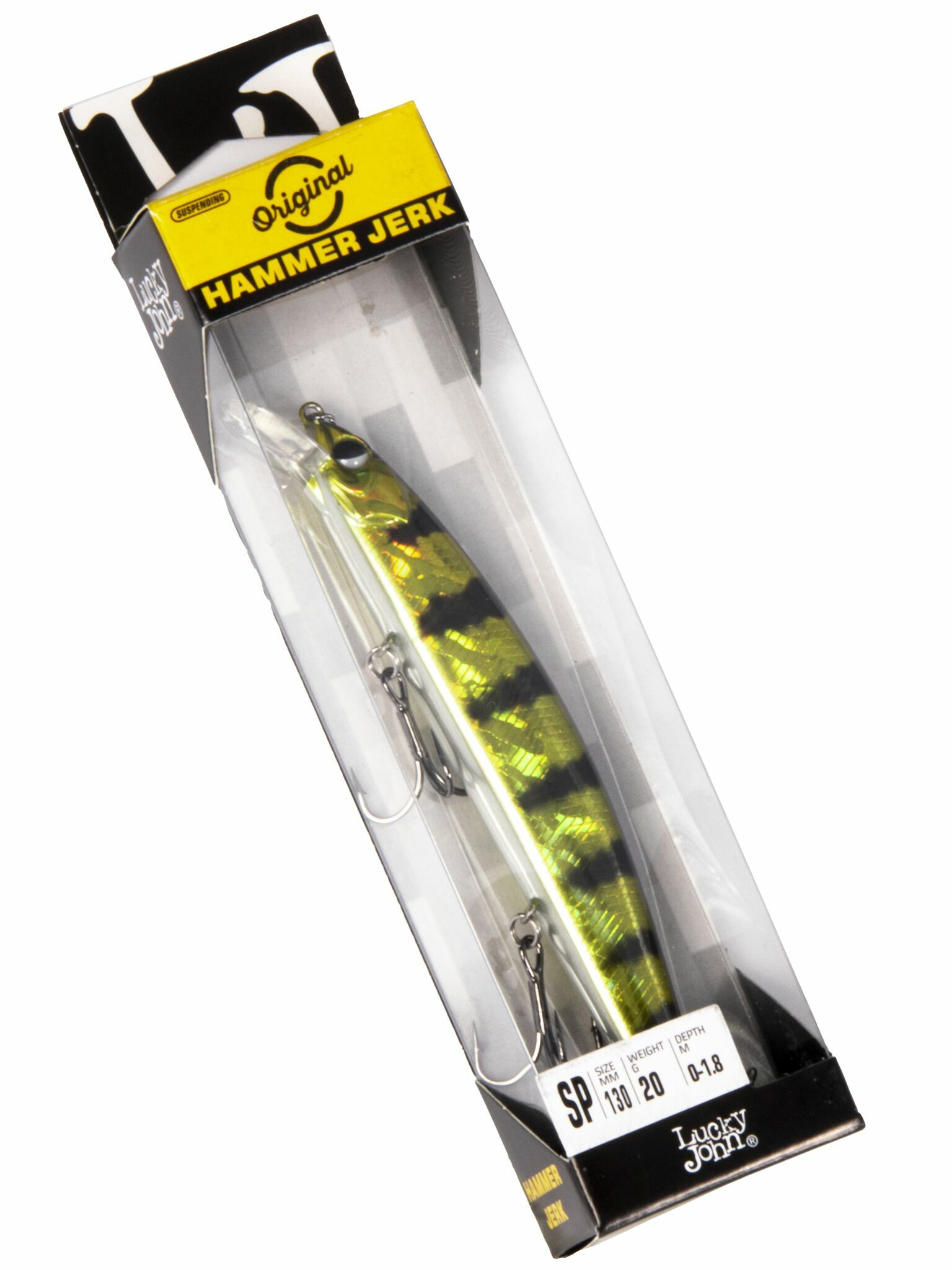 Воблер Lucky John Hammer Jerk 130SP 303 20 гр Original  LJO1813SP-303 — крупный план
	                                    3