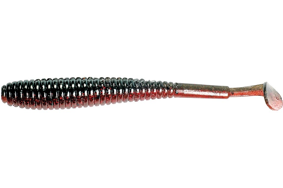 Силиконовая приманка Jackall I Shad Tail 3.8 97 мм 8 шт Ebimiso/Black — характеристики,
	                                    особенности конструкции