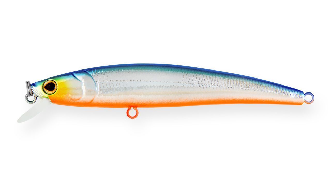 Воблер Strike Pro Arc Minnow 90F 626E Blue Silver OB 8 гр   JL-120F#626E — характеристики,  особенности конструкции