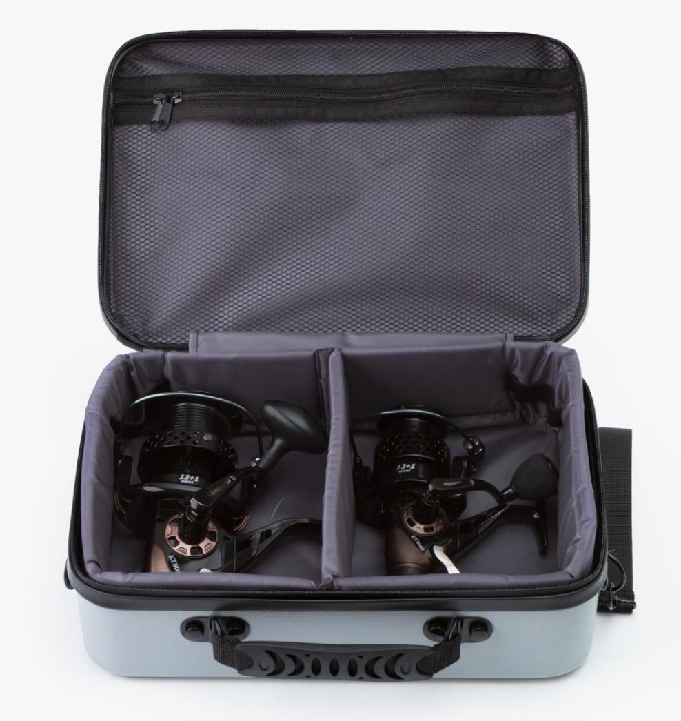 Кейс Для катушек Garry Zonter Для двух катушек  35,5х23,5х13,5 см Серый   KK7-8GR2 — крупный план
	                                    1