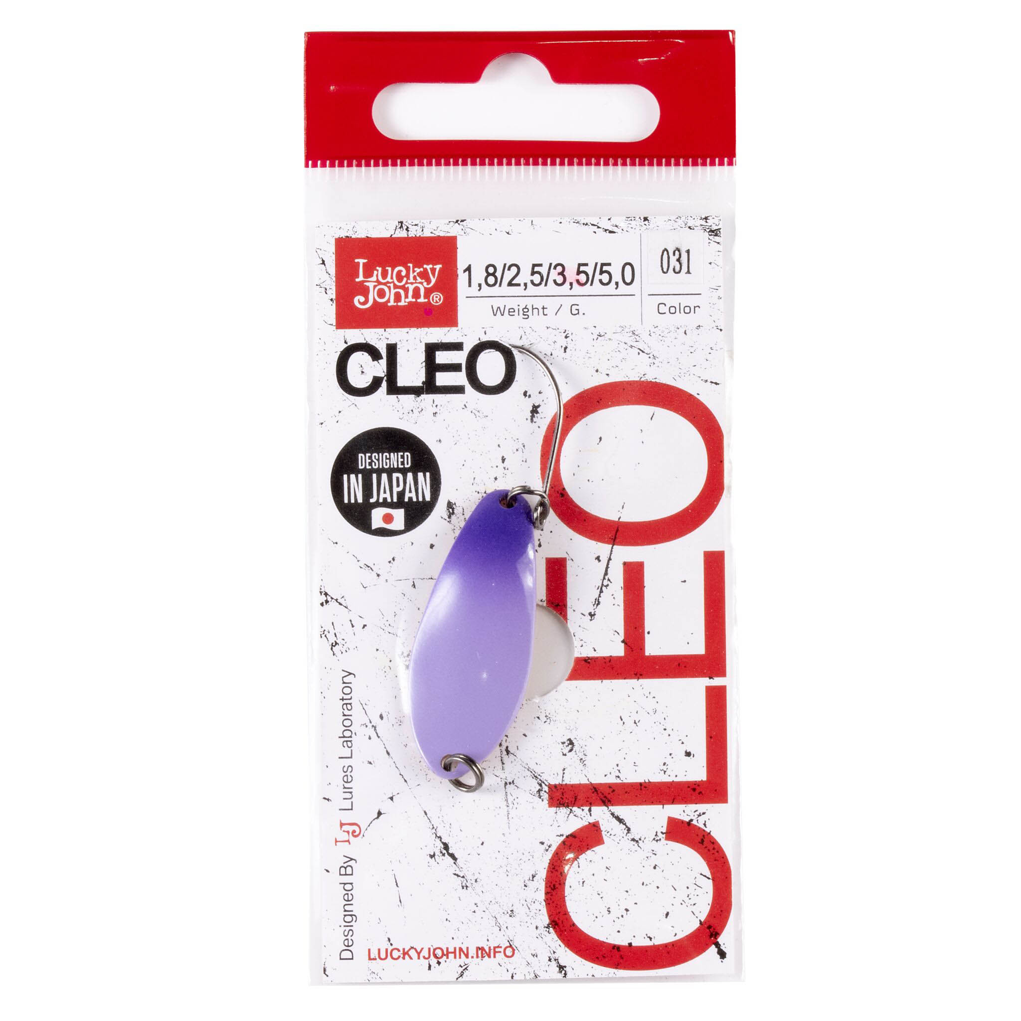 Колеблющаяся Блесна Lucky John Cleo 3,5 гр 34 мм 031   LJCL35-031 — крупный план
	                                    1