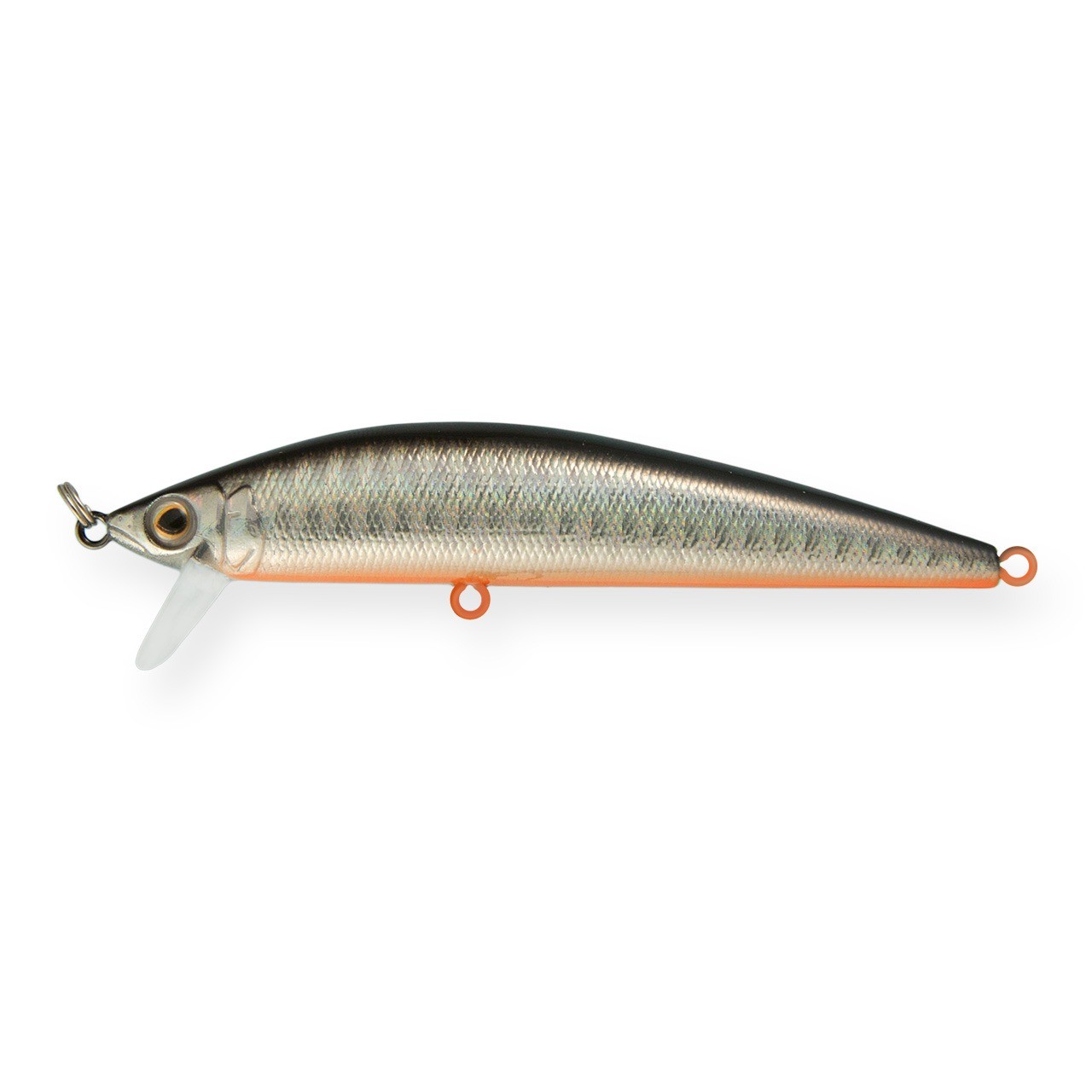Воблер Strike Pro Euro Minnow 110 A70-713 Black Silver OB 17 гр   JL-115F#A70-713 — характеристики,  особенности конструкции