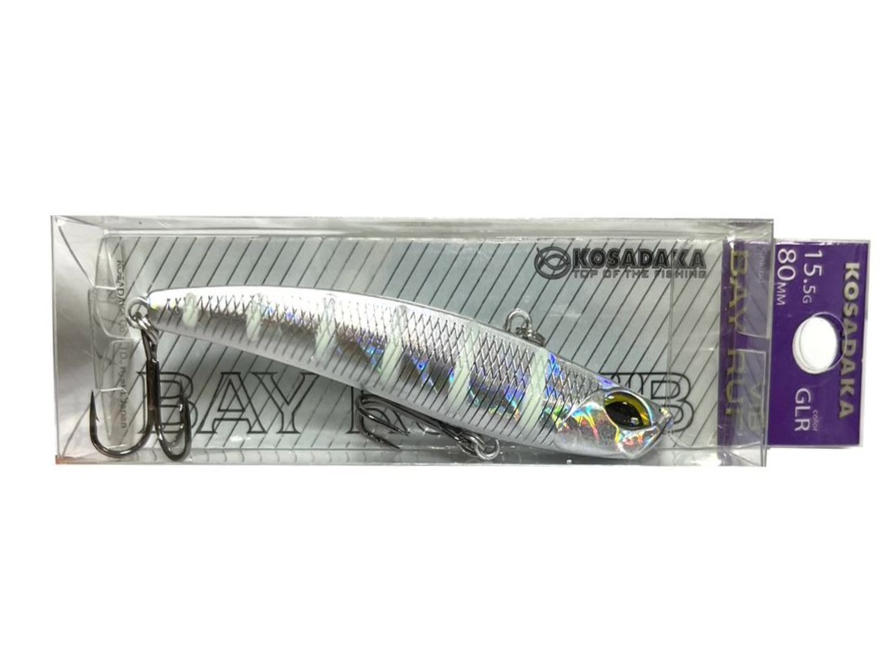 Воблер Kosadaka Bay Ruf Vib 80S GLR 15,5 гр   BayRuf80s-GLR — крупный план
	                                    1