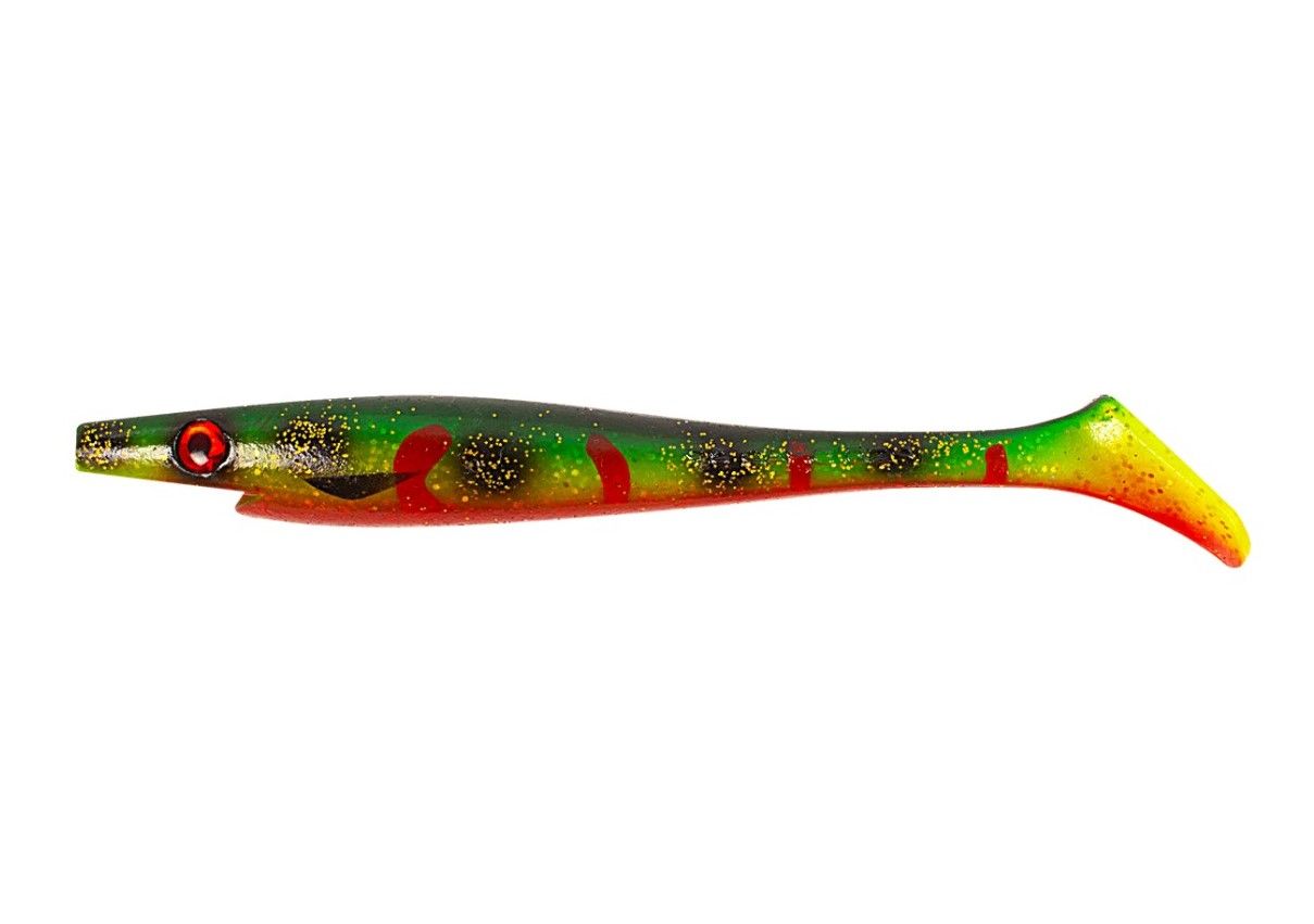 Силиконовая приманка Strike Pro Pig Shad Tournament 180 мм 2 шт Psycho Spotted Bullhead   SP-172M#133 — характеристики,
	                                    особенности конструкции