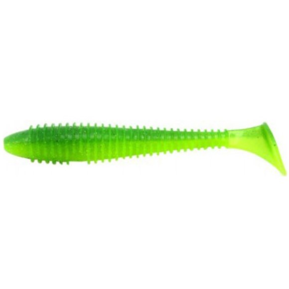 Силиконовая приманка Keitech Swing Impact Fat 5.8 147 мм 4 шт #424 Lime Chartreuse — характеристики,
	                                    особенности конструкции