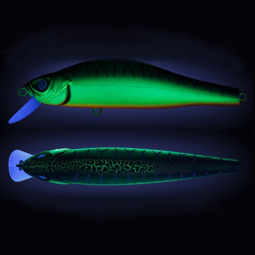 Воблер Strike Pro Archback 100 A223S-RP Pearl Mat Tiger 20 гр   EG-125B-SP#A223S-RP — крупный план
	                                    2