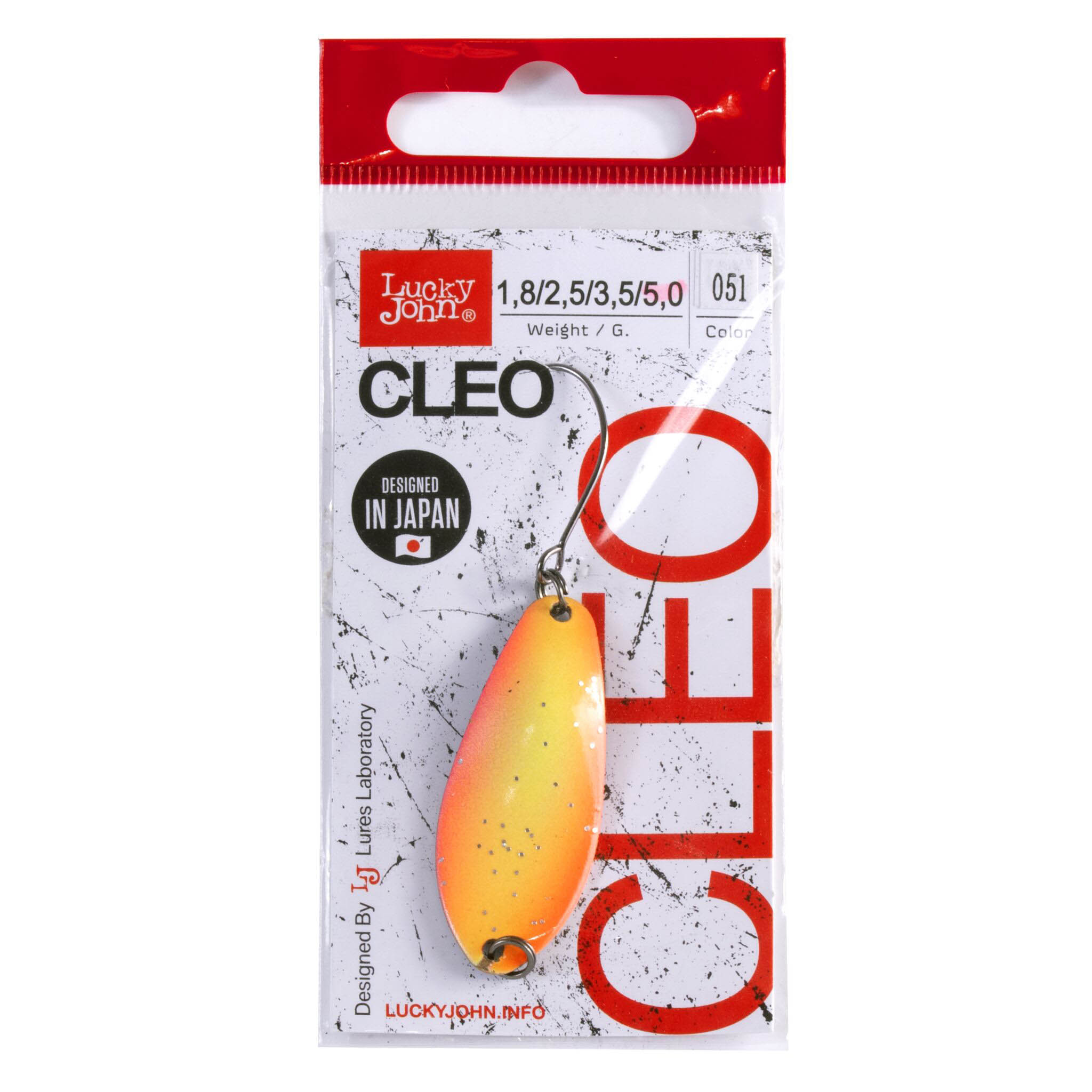 Колеблющаяся Блесна Lucky John Cleo 5 гр 41 мм 051   LJCL50-051 — крупный план
	                                    2