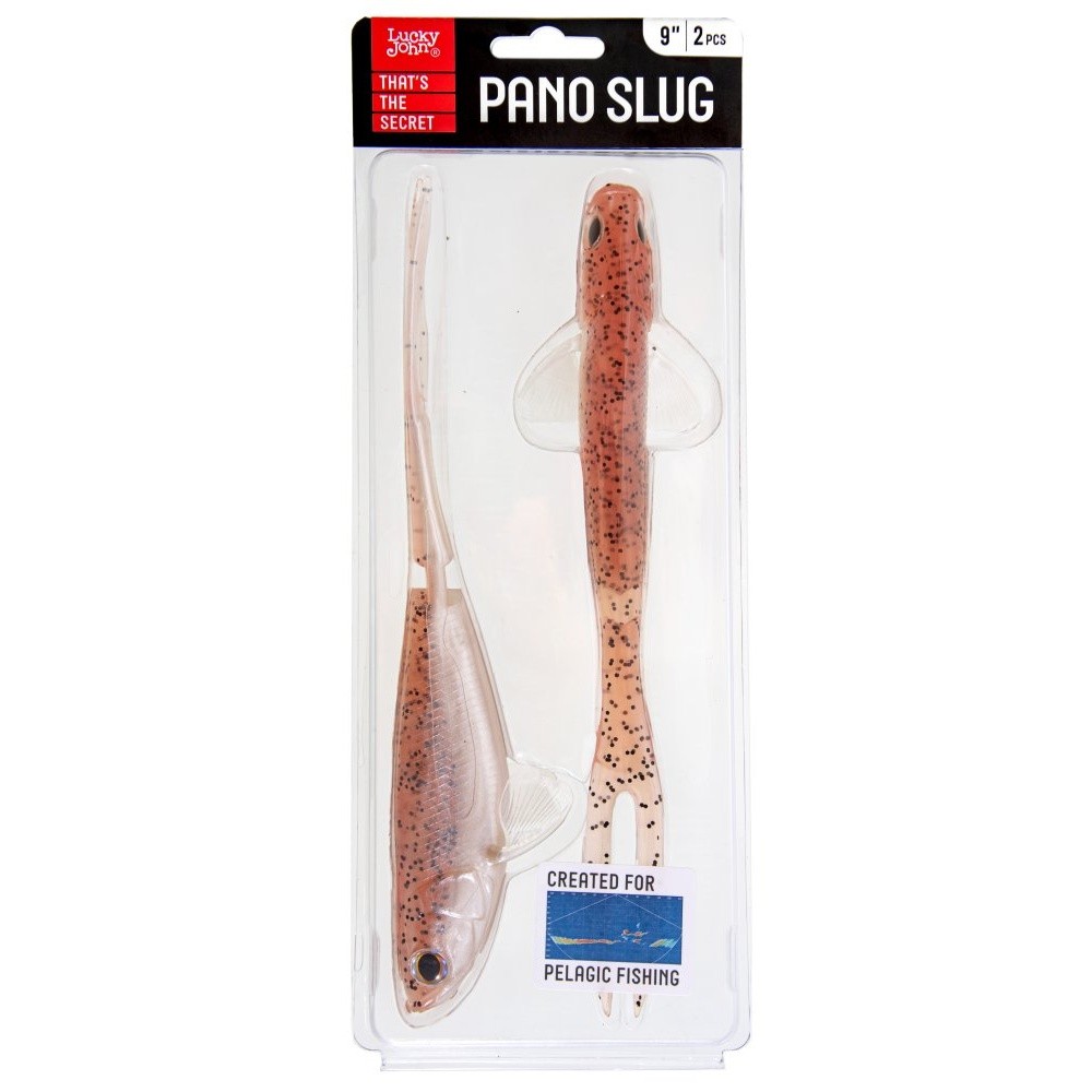 Силиконовая приманка Lucky John Pano Slug 9.0in 228 мм 2 шт Z21 3D Series  140444-Z21 — крупный план
	                                    2