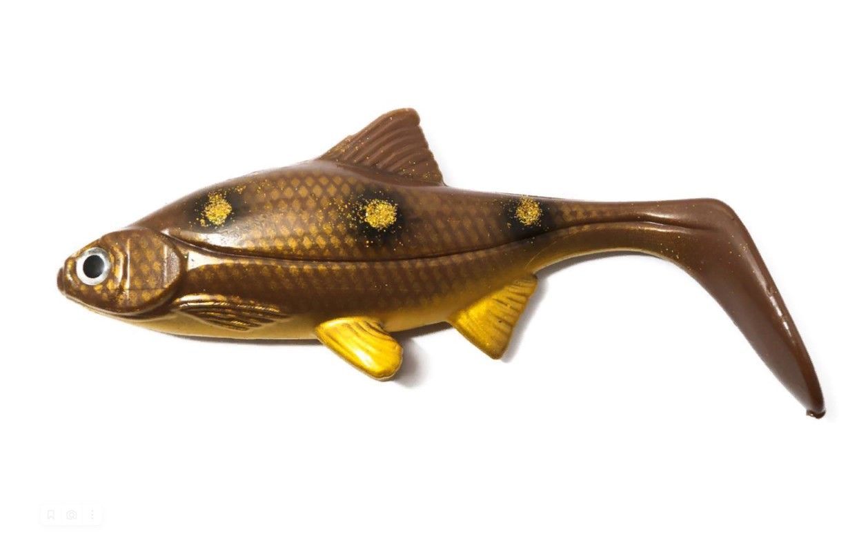 Силиконовая приманка Ola Lures Hooligan Roach 210 мм 1 шт Spotted Bullhead Kanalgratis  HR-SP-BU-09 — характеристики,
	                                    особенности конструкции