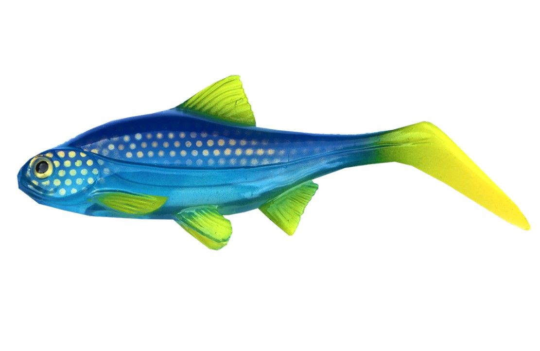 Силиконовая приманка Ola Lures Hooligan Roach Jr 150 мм 1 шт Clear Blue Lemonade Kanalgratis  HR-JR15-05 — характеристики,
	                                    особенности конструкции