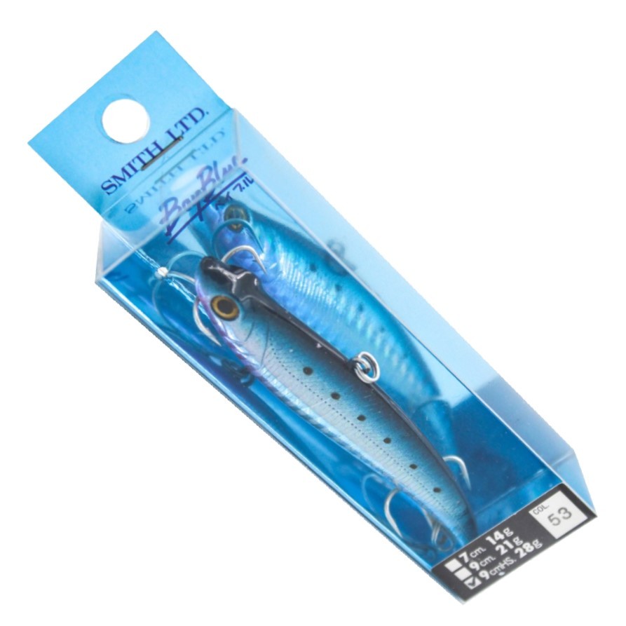 Воблер Smith Bay Blue 90 HS 53 28 гр — крупный план
	                                    1