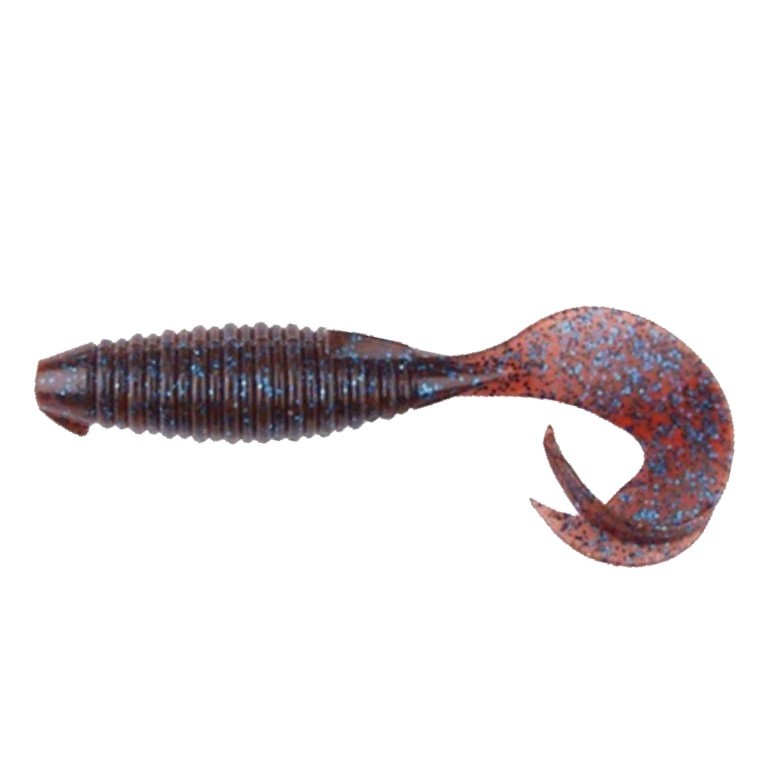 Силиконовая приманка Keitech Flapper Grub 4 101 мм 7 шт EA#03 Grape — характеристики,
	                                    особенности конструкции
