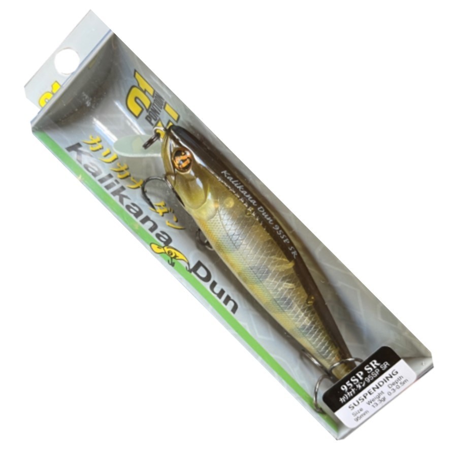 Воблер Pontoon 21 Kalikana Dun 95SP-SR 351 Natural Yamame YE 13,3 гр   P21-KALD-95SP-SR-351 — крупный план
	                                    1