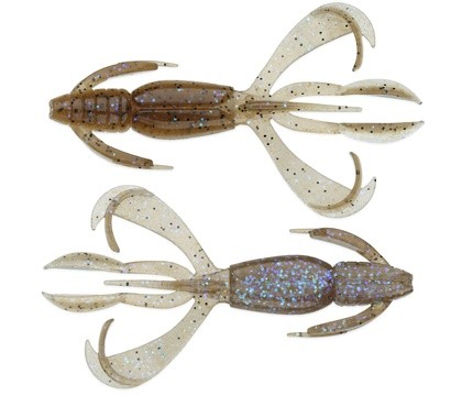 Силиконовая приманка Keitech Crazy Flapper 4.4 111 мм 6 шт 463 Electric Brown Craw — характеристики,
	                                    особенности конструкции