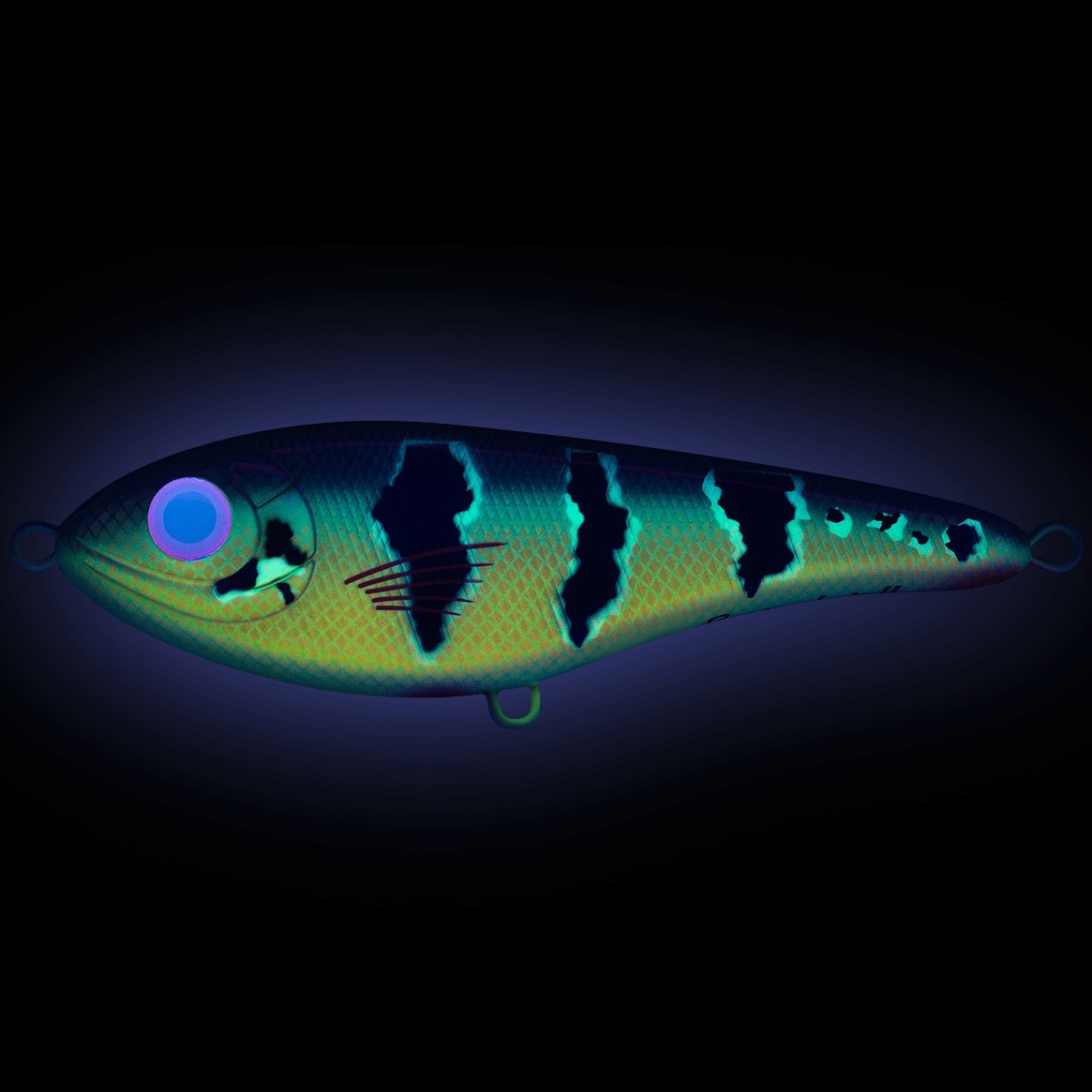 Воблер Strike Pro Buster Swim C506F Peacock 65 гр   EG-228#C506F — крупный план
	                                    1