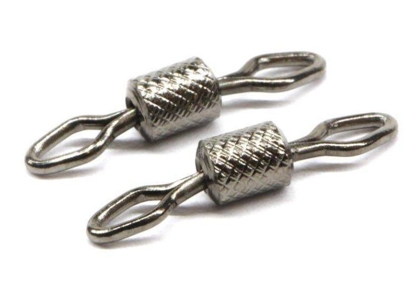 Вертлюг Kosadaka Роликовый рифленый №1/0 3 шт    2002BN-1/0 — крупный план
	                                    1