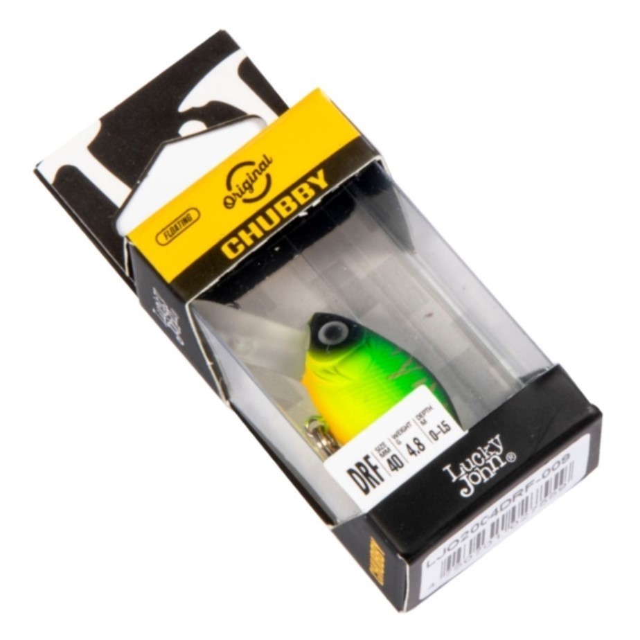 Воблер Lucky John Chubby DR 40F 009 3,8 гр Original  LJO2004DRF-009 — крупный план
	                                    2