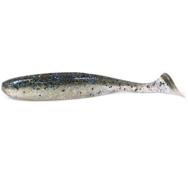 Силиконовая приманка Keitech Easy Shiner 4 101 мм 7 шт 418 Bluegill Flash — характеристики,
	                                    особенности конструкции