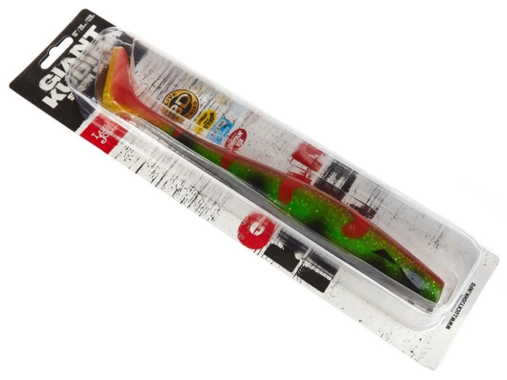 Силиконовая приманка Lucky John Kubira Swim Shad 12.0in 304 мм 1 шт PG27 3D BBS Series  140435-PG27 — крупный план
	                                    2