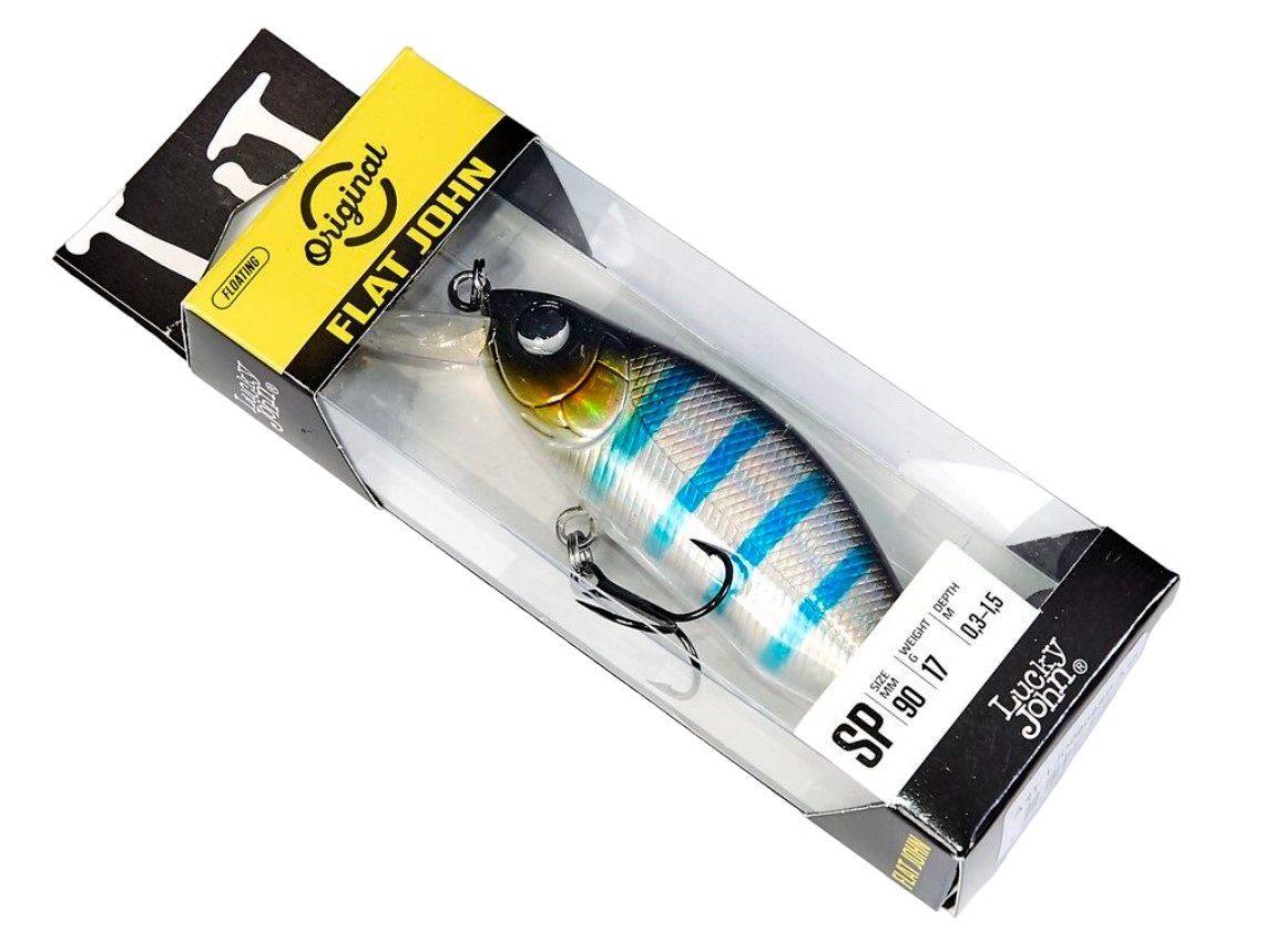 Воблер Lucky John Flat John 90SP A13 17 гр Original  LJO0909SP-A13 — крупный план
	                                    2