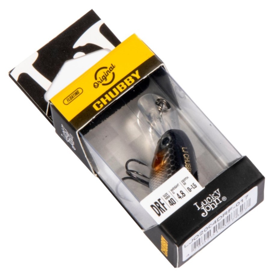 Воблер Lucky John Chubby DR 40F 017 3,8 гр Original  LJO2004DRF-017 — крупный план
	                                    2